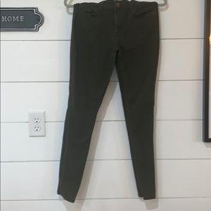 Old navy midsize rockstar skinny jeans olive green